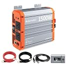 1500 Watt Pure Sine Wave Inverter 12V DC to