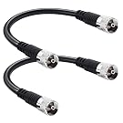RFAdapter RG8x Jumper Cable 1ft, 2 Pack PL259 CB