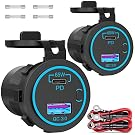 83W 12V USB Outlet Laptop Charger: 2 Pack 65W USB-C