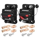 DaierTek 40 Amp Circuit Breaker 12V - 48V, 12 Volt