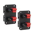 2Pcs Plug Mounting Panel, 45A 600V Mounting Bracket