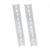 Silver Aluminum Rails, 2 Pack, 200mm Long x 35mm