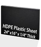 HDPE Plastic Sheet with Textured Surface - 1/4"